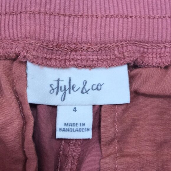 🎁 Style & Co Pull On Cuffed Utility Pants - Picture 9 of 12